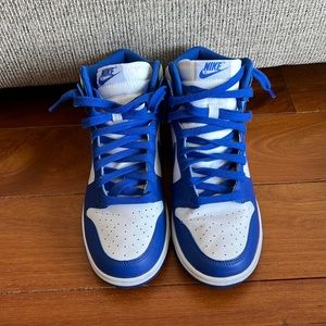Nike Air Jordan 1 Dunk Mid Game Royal Blue - Size 7 Used.